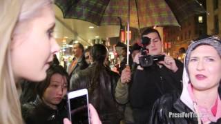 Social Justice Warriors Piss On Your Free Speech - Lauren Southern Attacked