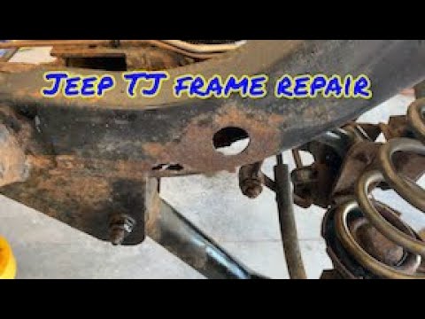 Rust repair on my Jeep TJ frame