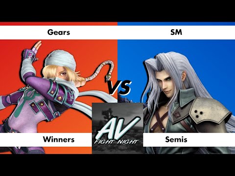 AV Fight Night #34 - Winners Semifinal: Gears (DK/Sheik) vs SM (Ike/Sephiroth)