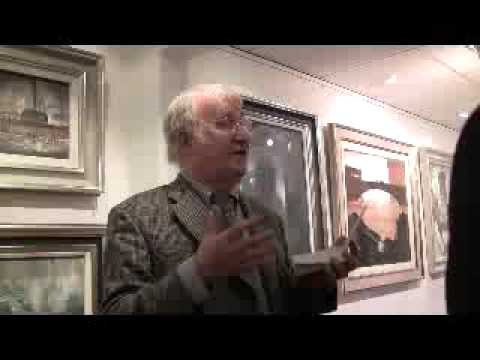 DAVE GUNNING OPENING WILLIAM TURNER SHOW AT CLARK ART LTD