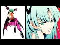 HIT Combo Run And Attack Movimentos De Ataque Morrigan Aensland Vampire Savior