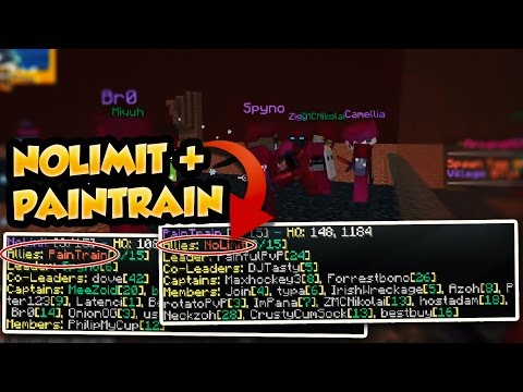 NoLimit & PainTrain ALLIES + KOTH CAPTURED!!! (Minecraft PvP) #78
