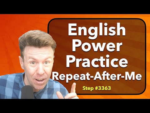 Repeat-After-Me English Power Speaking Practice