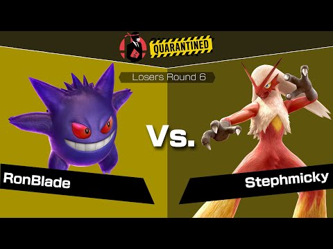 RonBlade vs Stephmicky | Losers Round 6 | Quarantined Rapport 2