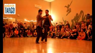 Martin Maldonado y Maurizio Ghella dance Pata Ancha (by Color Tango) on milonga Alma del Fuego