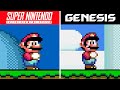 Super Mario World 1990 SNES Vs Genesis Original Vs Hack