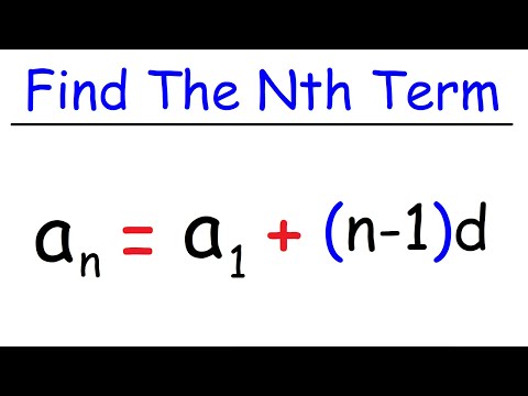 How To Find The Nth Term of an Arithmetic Sequence