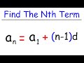 How To Find The Nth Term of an Arithmetic Sequence