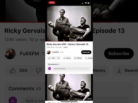 Ricky Gervais XFM show - Ricky’s Elvis Presley impersonation “make it happen”