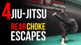Top 4 Jiu-Jitsu Techniques to Escape Rear Choke