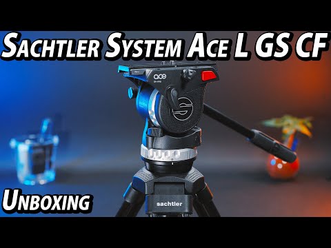 Unboxing "Sachtler System Ace L GS CF". Great quality video tripod.