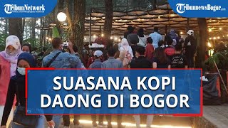 Suasana Kopi Daong Bogor saat Akhir Pekan, Pengunjung Rela Antre