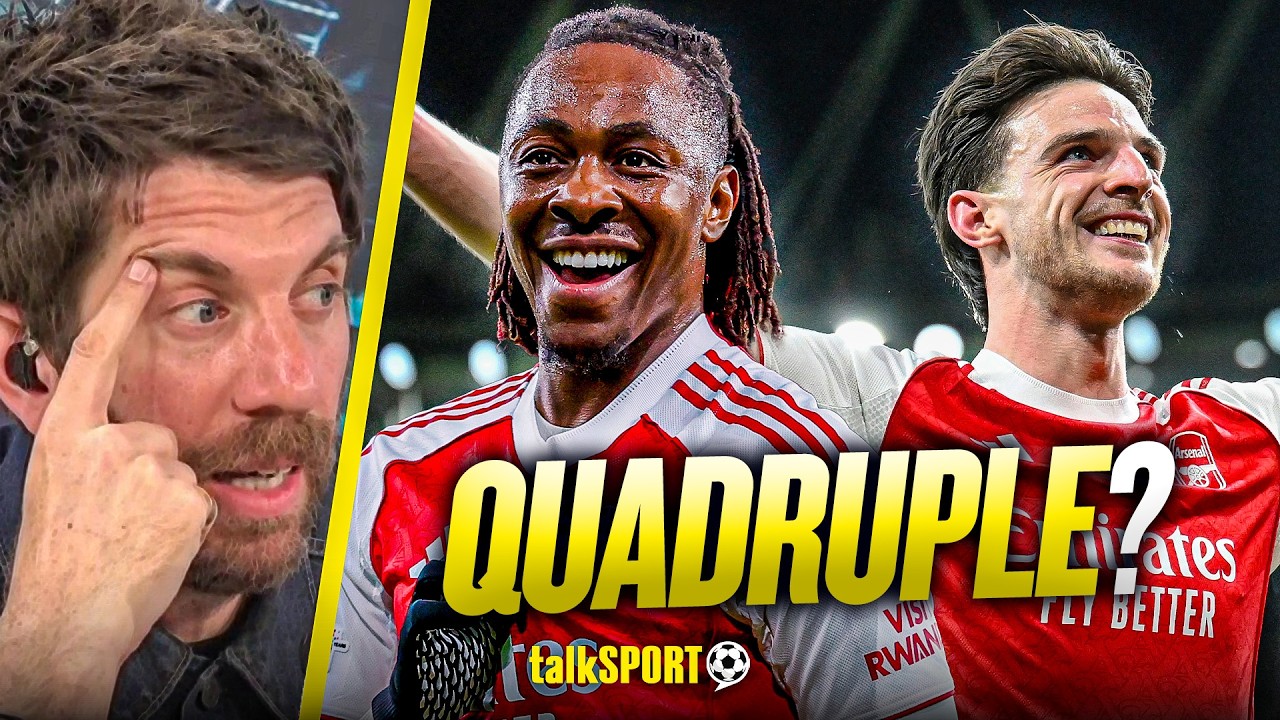 "I CAN SEE IT!" Andy Goldstein BELIEVES Arsenal can WIN the QUADRUPLE!