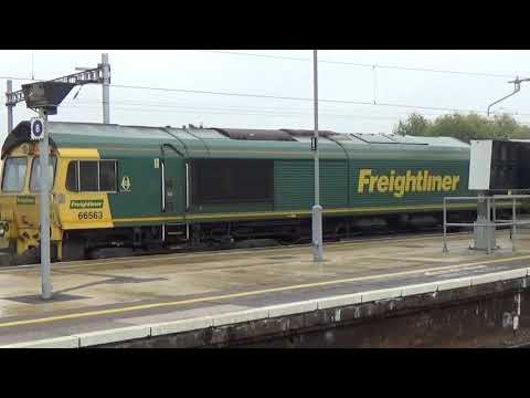 Class 66 Startup and departing Didcot Parkway - 06/10/2018
