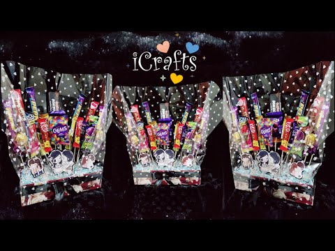 Diy chocolate bouquet, Chocolate gift hamper for your special one, Birthday gift idea, kids special😍