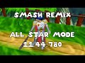 Old Record Smash Remix V1 0 1 Marth All Star Mode Speedrun 11 44 780 N64 Capture