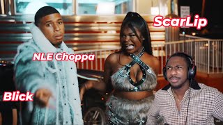 ScarLip feat. NLE Choppa - Blick (Official Remix Video) Reaction
