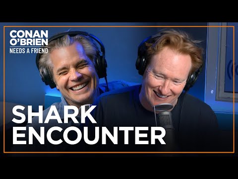 Timothy Olyphant & Conan’s Close Call With A Shark | Conan O'Brien Needs A Friend