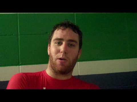 Post-Game Interview w/SJU Senior Goaltender Stu Van Ess - Nov. 21 vs. St. Thomas