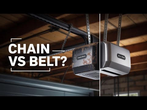 Chain vs. Belt Garage Door Opener: Which is Better?