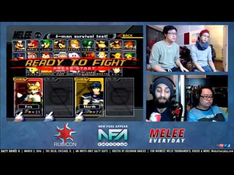 Salty Soirée II - SSBM-T | Kira (Fox) vs. ME | Vro (Marth) - Round Robin Bo5