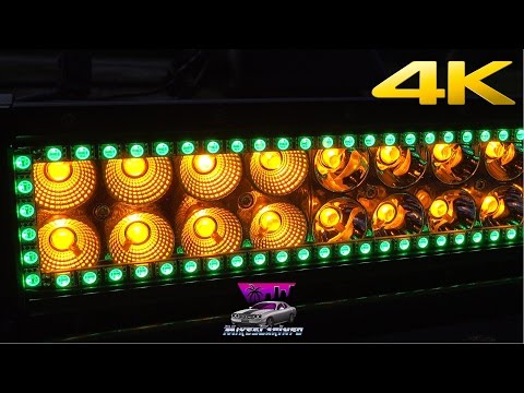 👉 NICOLIGHT White/Amber LED Light Bar Overview