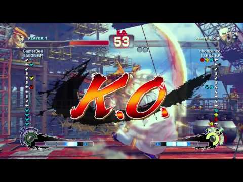 SSFIV Online: GamerBee (Adon) vs chobixinco (Rufus) TRUE-HD QUALITY
