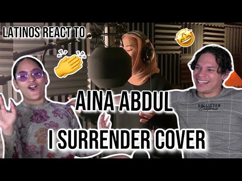 Latinos react to AINA ABDUL | I SURRENDER - CELINE DION COVER | REACTION 🤯👌✨