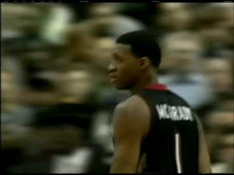 (2000) Young T-Mac's fancy dunk vs Sixers