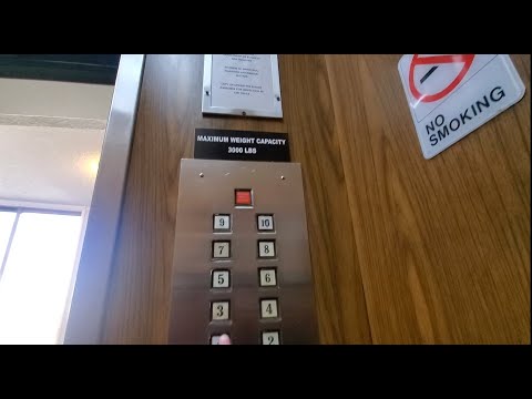 RARE Original 10 Floor 1976 United States Service Elevator