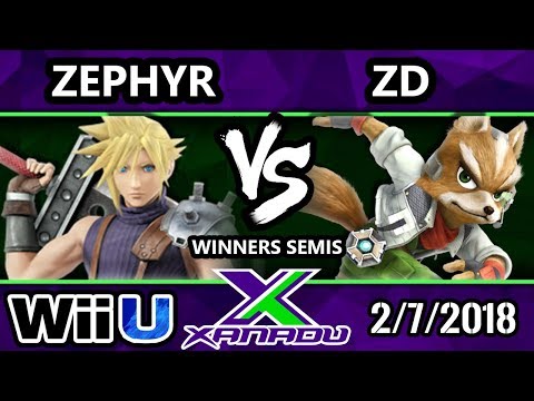 S@X 240 Smash 4 - Zephyr (Cloud) Vs. ZD (Fox) - SSB4 Winners Semis - Smash for Wii U