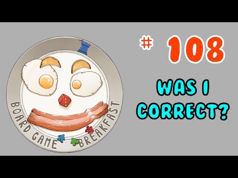 Board Game Breakfast: Episode 108 - 2015 Predictions Results