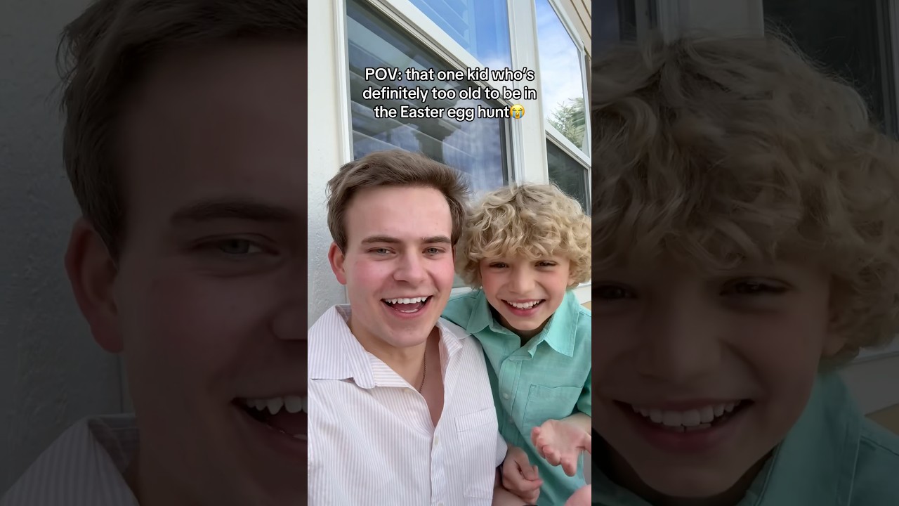 There’s always one random older kid in the Easter egg hunt