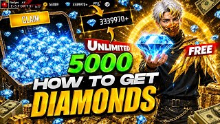 🤯💎How to get 5,000 Diamonds in Free Fire🔥 2026 Latest Trick 100% Working