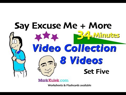 Excuse Me  + More | 5 | English Speaking Practice For Communication | ESL