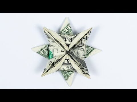 Dollar Origami Star ⭐️ Christmas origami DIY