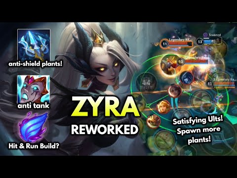 Spawn More Plants with Reworked ZYRA! Phase Rush Hit & Run Build? 9/5/21 KDA Gameplay
