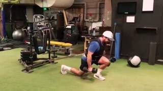 Sled Walking Lunges/Reverse Sled Push Combo (aka. Leg Hell!!)