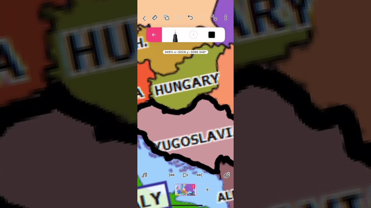 Yugoslavia speed flag map art