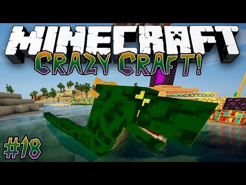"Trapping The Basilisk!" - CRAZY CRAFT (MINECRAFT MODDED SURVIVAL) - #18
