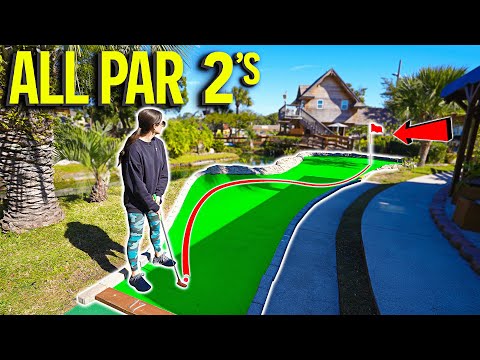 We Found a MASSIVE One of a Kind Mini Golf Course! - Crazy Tough!