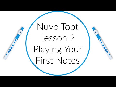 Nuvo Toot Lesson 2  - Playing Your First Notes