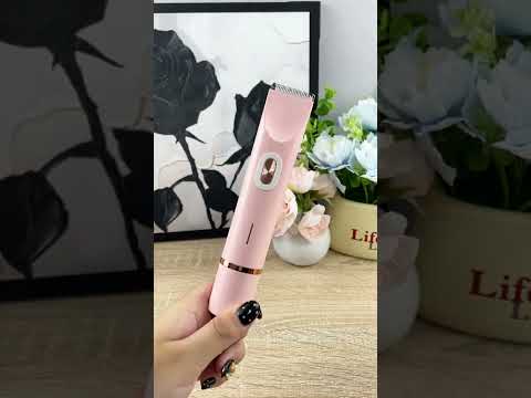 2 In 1 Dual Head Bikini Shaver Waterproof Electric Trimmer For Women Dual Head Electric Razor