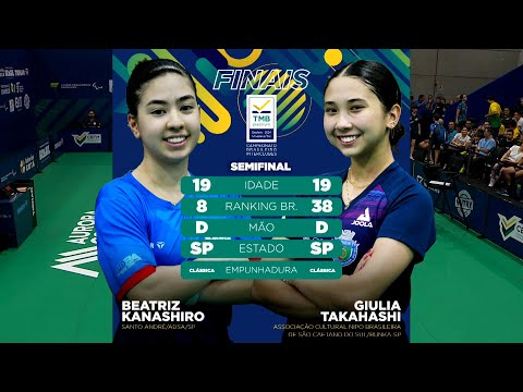 Beatriz Kanashiro x Giulia Takahashi | SEMIFINAL | TMB Platinum - Campeonato Brasileiro - 2024