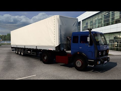 ETS2 1.46 - Promods 2.64, Wiesbaden - Brüssel - Mercedes NG 1632 / 1633 - Silent Trucking
