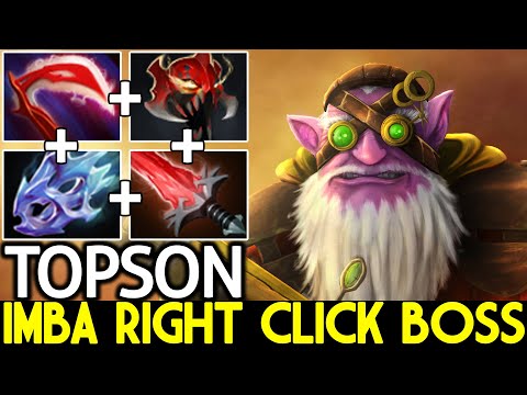 TOPSON [Sniper] Imba Right Click Boss Totally Destroyed Mid Dota 2