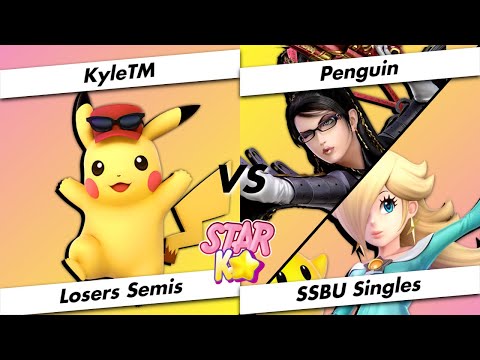 Star K.O. 2 Losers Semis - KyleTM (Pikachu) Vs. Penguin (Bayonetta/Rosalina & Luma) - SSBU