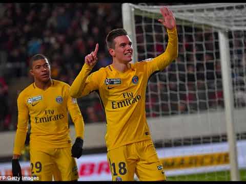 Rennes 2-3 PSG: Visitors through to League Cup final despite Kylian Mbappe red card