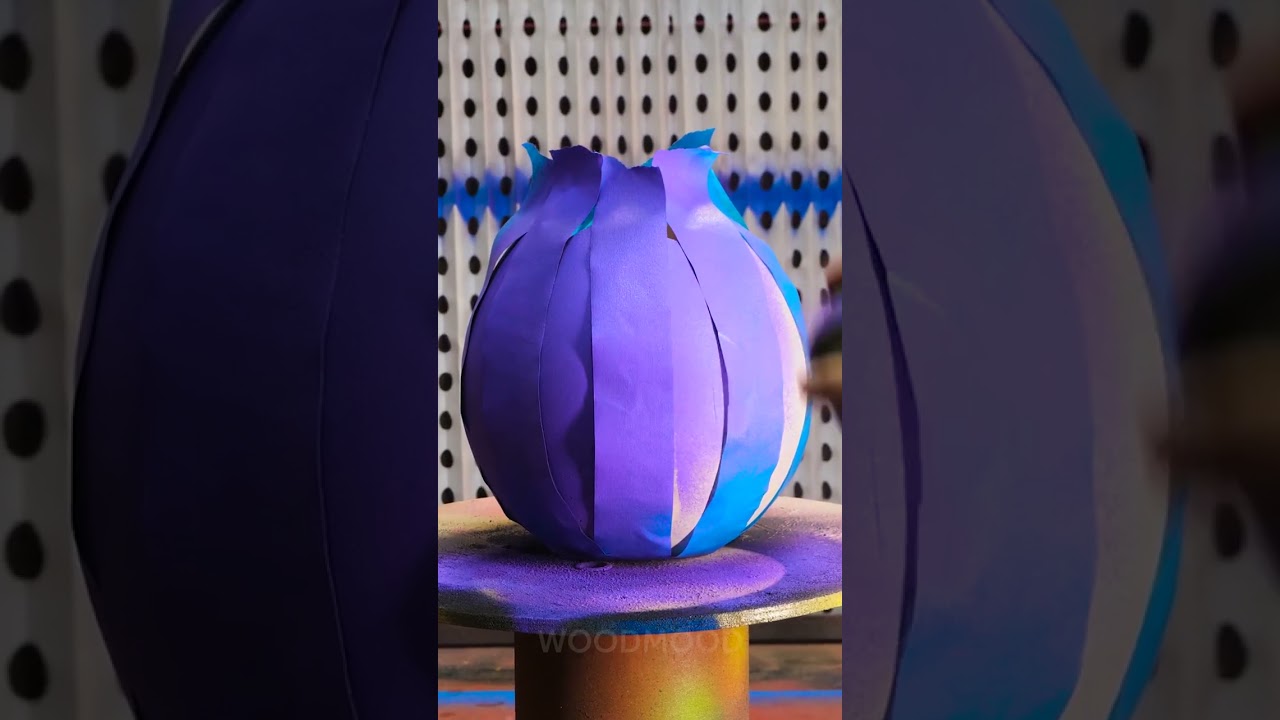 DIY gypsum vase with balloon mold 🏺