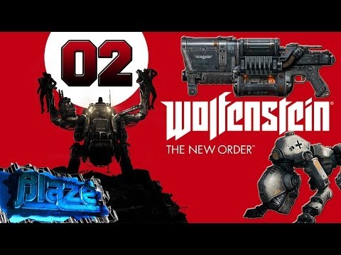 Wolfenstein The new Order #002 - Blaze RAGE mode on - (HerrBlaze) Let's Play Wolfenstein